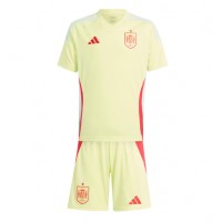 Camiseta España Visitante Equipación para niños Eurocopa 2024 manga corta (+ pantalones cortos)